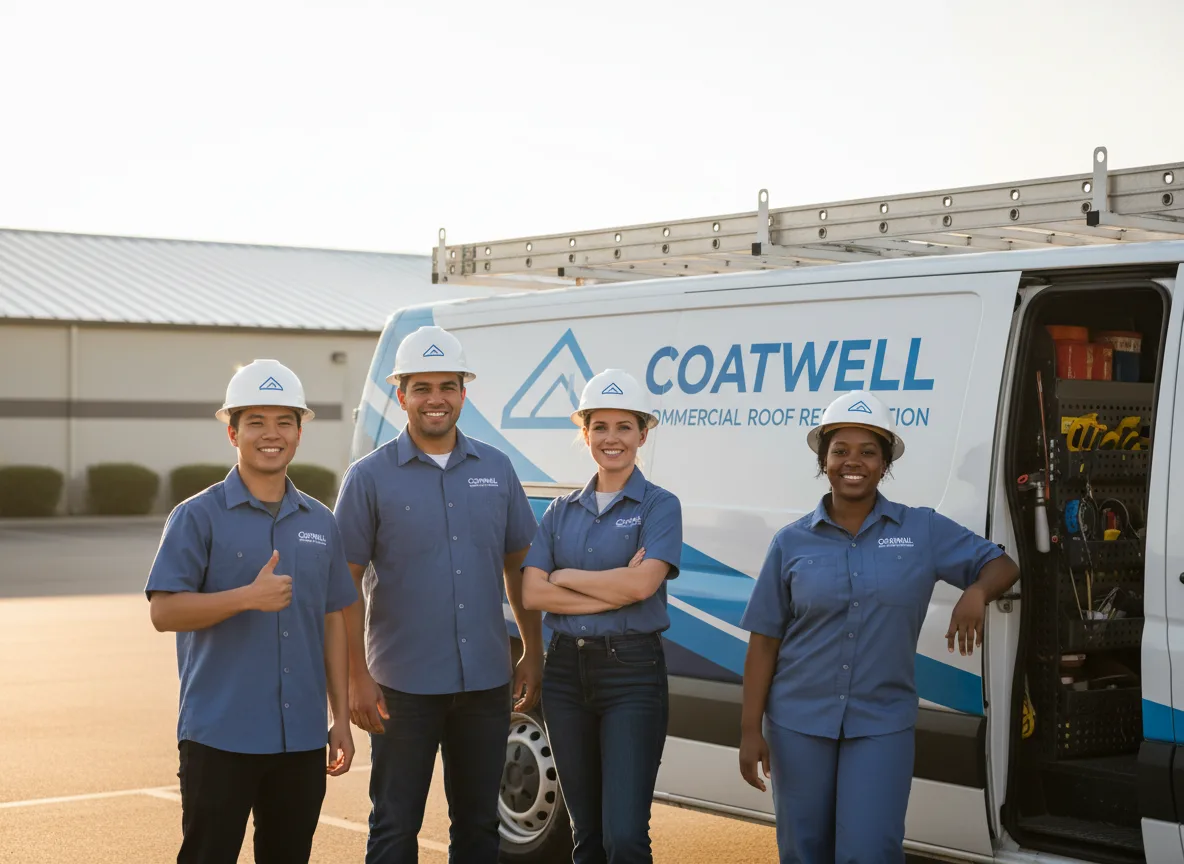Commercial roof coating company in Casey, IA